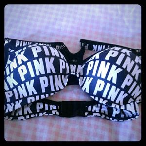 Pink Victoria Secret push-up bra